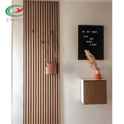 Gecanneleerde Muur Houten Akoestische Comités Geurloze Multiscene 600x1200mm