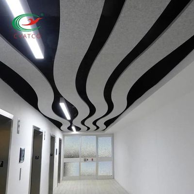 Soundproofing Comités van het Vezel Akoestische Plafond maken Veelkleurig vuurvast