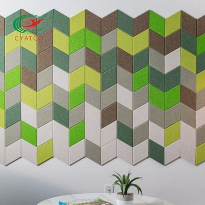 Gerecycleerde Vochtbestendige Stabiele Decoratief van Muur Akoestische Correcte Tegels