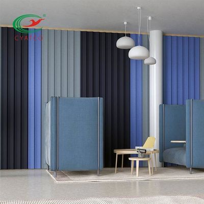 Gerecycleerd de Vezel Akoestisch Comité Duurzame Mildewproof van de HUISDIEREN 3D Polyester