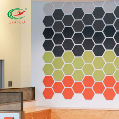 De Comités van het Multiscene Hexagon Akoestische Plafond Niet-toxische Geurloos van Muurtegels