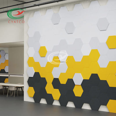 Praktische Onschadelijke Hexagon Geluiddichte Comités, de Akoestische Hexagon Tegels van Mildewproof