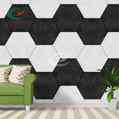 Recycled Polymer Modern akoestisch wandpaneel Klasse A ASTM E84 40+ Kleuren