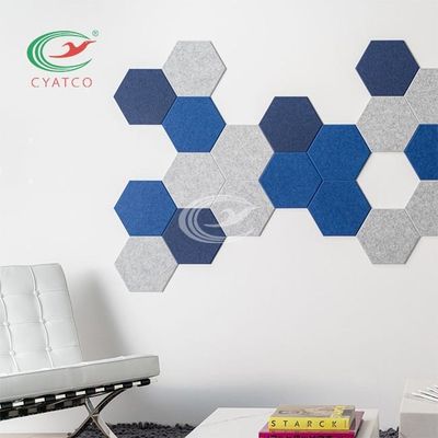 Recycled Polymer Modern akoestisch wandpaneel Klasse A ASTM E84 40+ Kleuren