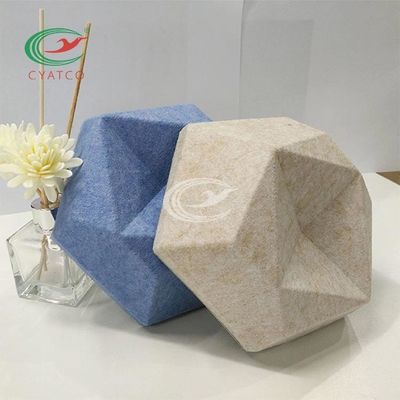 Geurloze Gevoelde Hexagon Akoestische Comités voor Muur 3D Decoratie