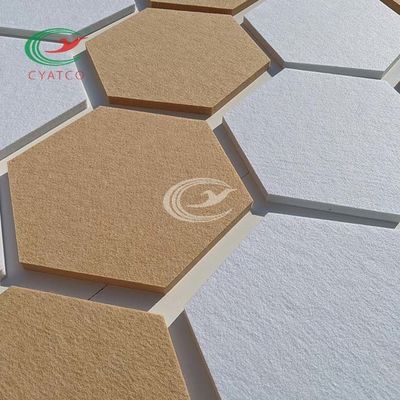 Hexagon Correcte Verzachtende Tegels, Lichtgewicht Akoestische Tegels voor Soundproofing Muren