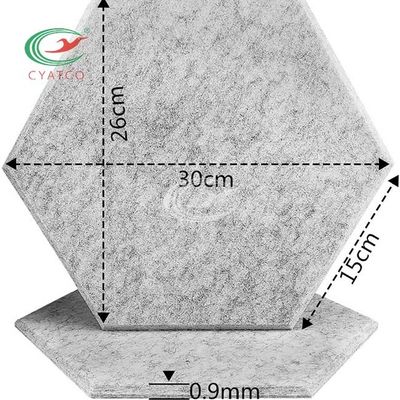 De polyester voelde Hexagon Plafondcomités, Tegels van de Restaurant de Hexagonale Akoestische Muur