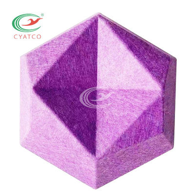 3D Hexagon Akoestische Comités van de polyestervezel Duurzaam voor Music Room