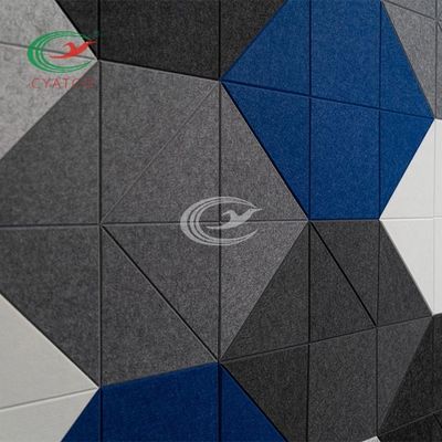 OEM Geluiddichte Hexagon Akoestische Comités Praktische Vriendschappelijke Eco
