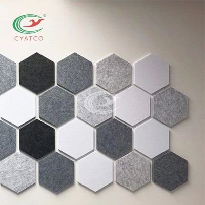 Brandbestendige wandpanelen van felt, geurloos, decoratief, akoestisch wandbekleding