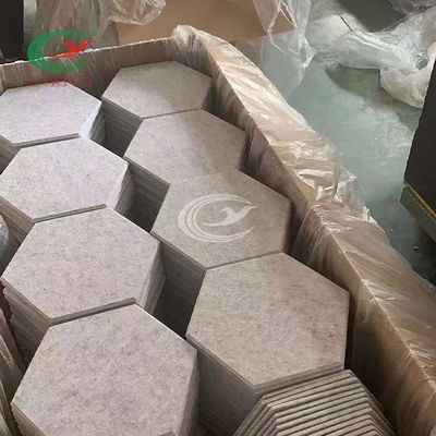 De polyester voelde Hexagon Plafondcomités, Tegels van de Restaurant de Hexagonale Akoestische Muur