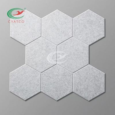 Vuurvaste Niet-toxische Hexagon Correcte Comités, Multifunctionele Hexagon Akoestische Tegels