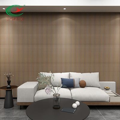 Praktische Vuurvaste Muur Houten Latjes, Multifunctioneel Houten Muurcomité