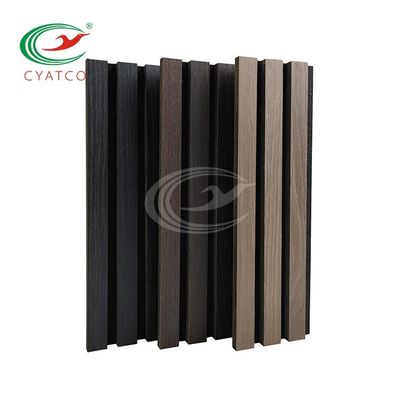 12 mm MDF Dikke houten rooster Muurpanelen Interieur Decoratie Houten polyestervezel composiet 3D-paneel