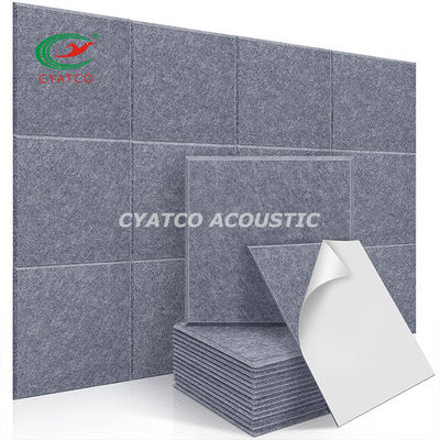 CYATCO 12 &quot;X 12&quot; Vierkantvezel wandpaneel geluidsdicht schuim panelen gemakkelijk te snijden
